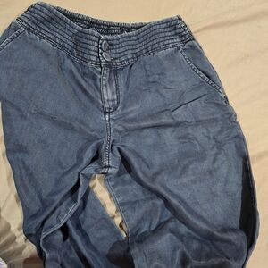 Stylish Blue Denim Joggers